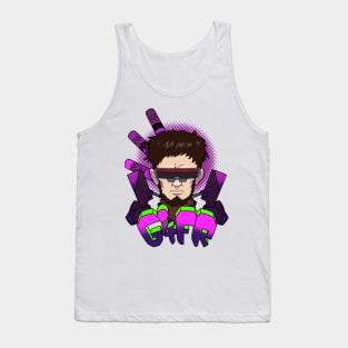 Vaporwave Evangelion 3.0 Gendo Get in the F’n Robot Tank Top